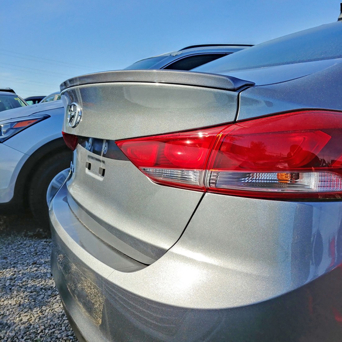 Hyundai Elantra Factory Style Flush Mount Rear Deck Spoiler ...