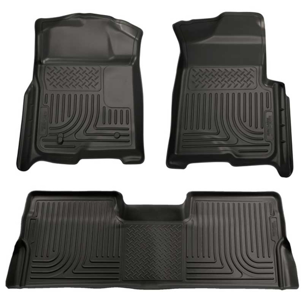 Ford F 150 Supercrew Weatherbeater Front 2nd Row Floor Liners